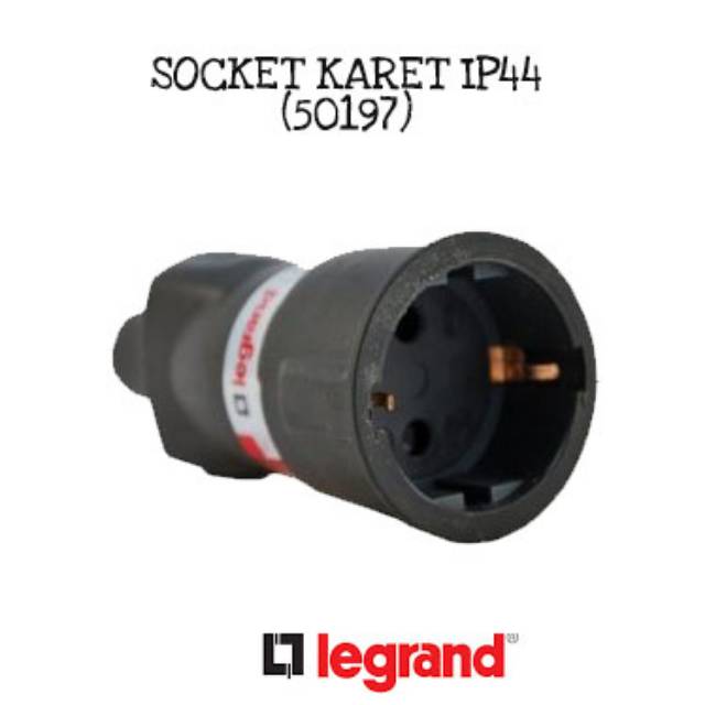 LEGRAND KONTRA / SOCKET KARET IP44 (no 50197)