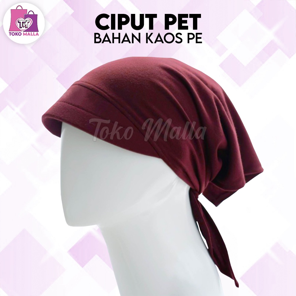 Ciput Pet Dalaman Badana Kaos Cepol Hijab Muslim Turki Anti Budek Daleman Siput Jilbab Instan Rajut 