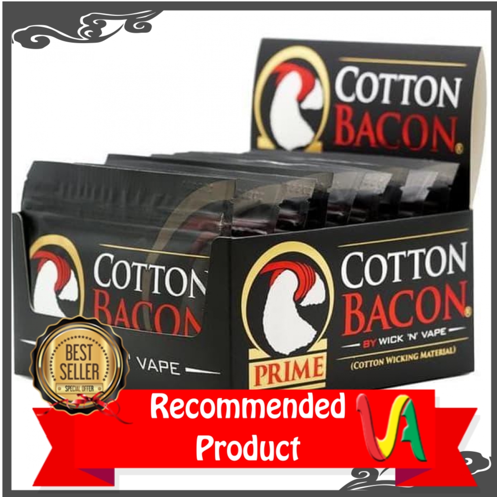 Cotton Bacon Prime Vape Cotton Kapas bacon Vape by wick n vape Shopee