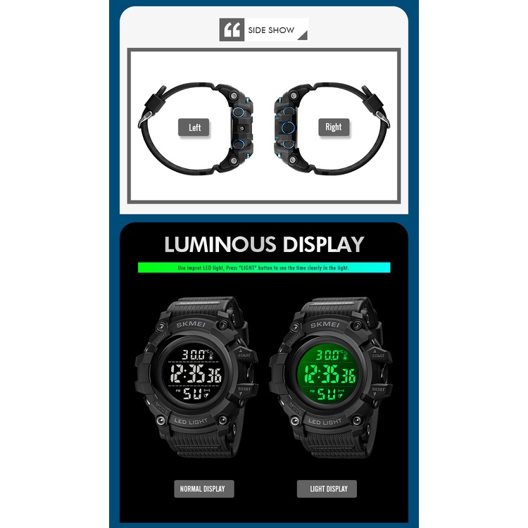 Jam Tangan Pria SKMEI Digital 1687 Jam Tangan SmartWatch Original SKMEI