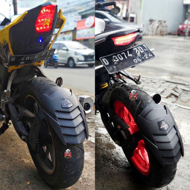 mud guard Universal penahan lumpur moge mudguard vixion cbr gsx ninja R15 R25 mt15 mt25 mudguard uni