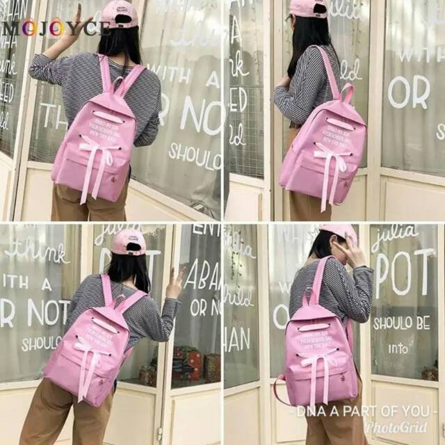 Backpack pita tas sekolah wanita fashion mewah harga murah tas lokal