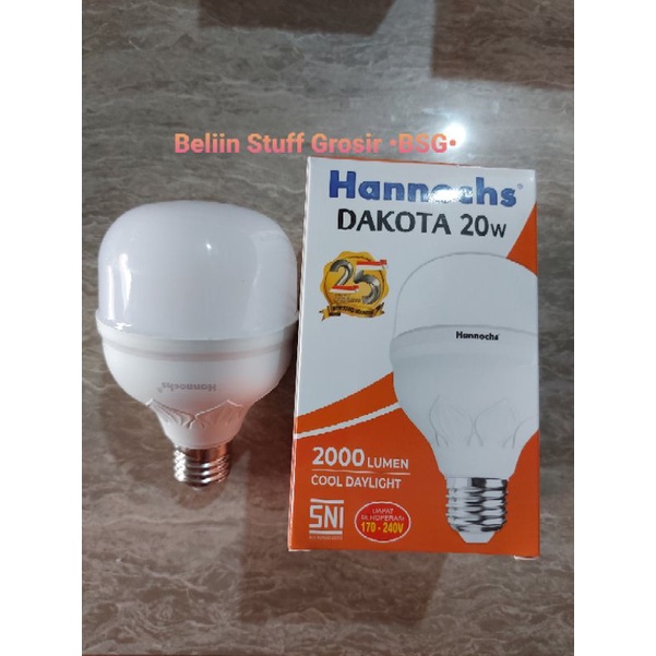 Lampu LED Hannochs DAKOTA Hemat Energi 20 Watt - Cahaya Putih