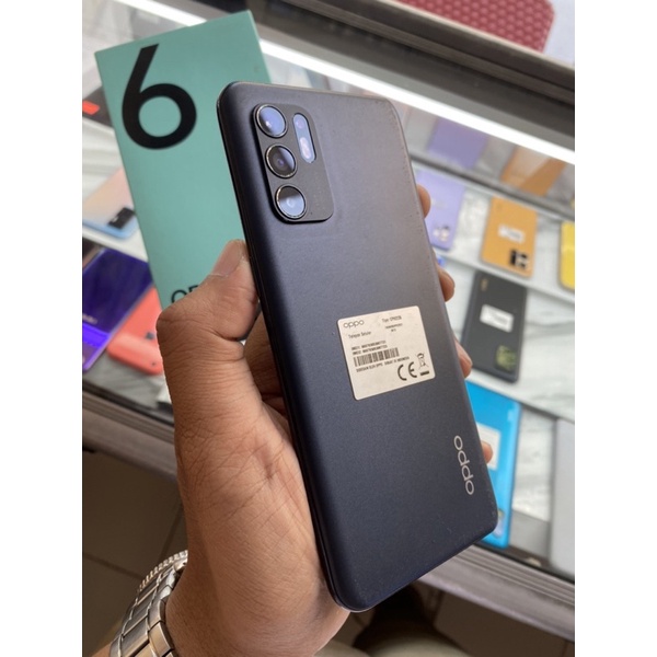 Oppo reno 6 8/128gb mulus lengkap murah (Second)