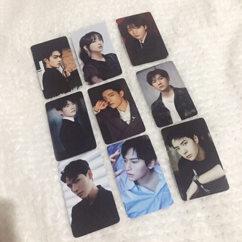 photocard china aktor xiao zhan wang yibo linyi dylan wang xu kai cheng xiao zhao lusi lixian tfboys