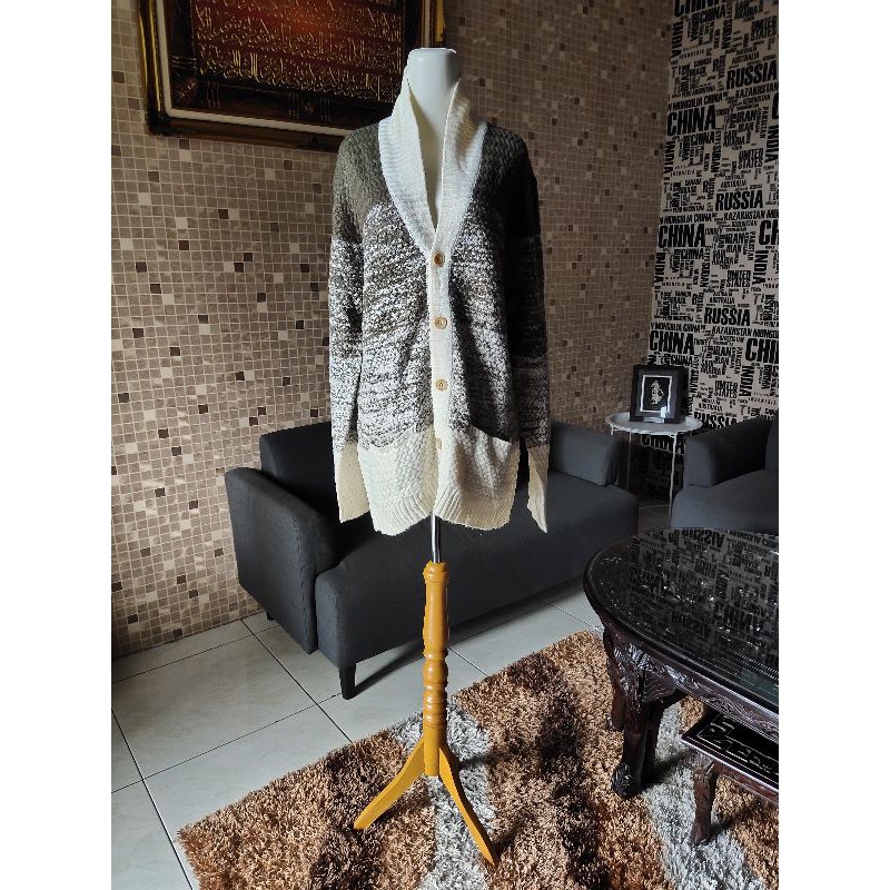 Long Cardi Rajut Kepang Gradasi Super Premium Brand by The Shop Tk