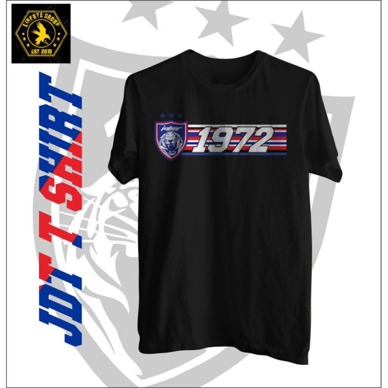 T Shirt JDT Johor Darul Takzim Malaysia League Black Navy White