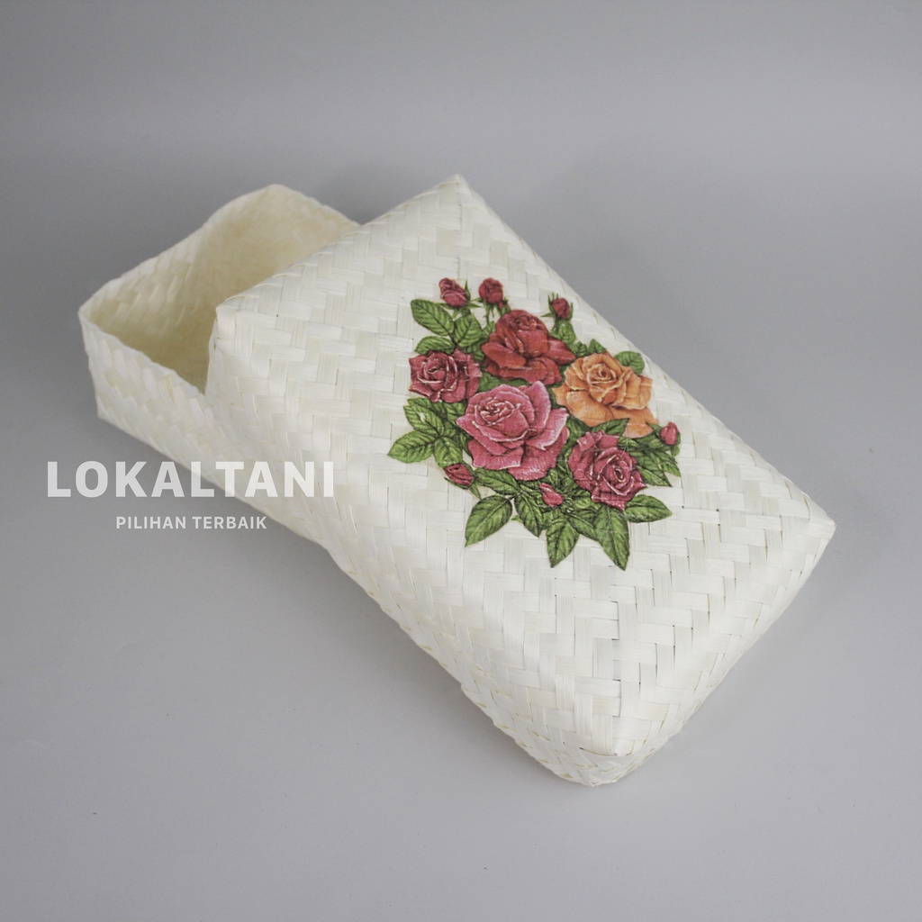 Besek Hampers Persegi Panjang 25x15 CM