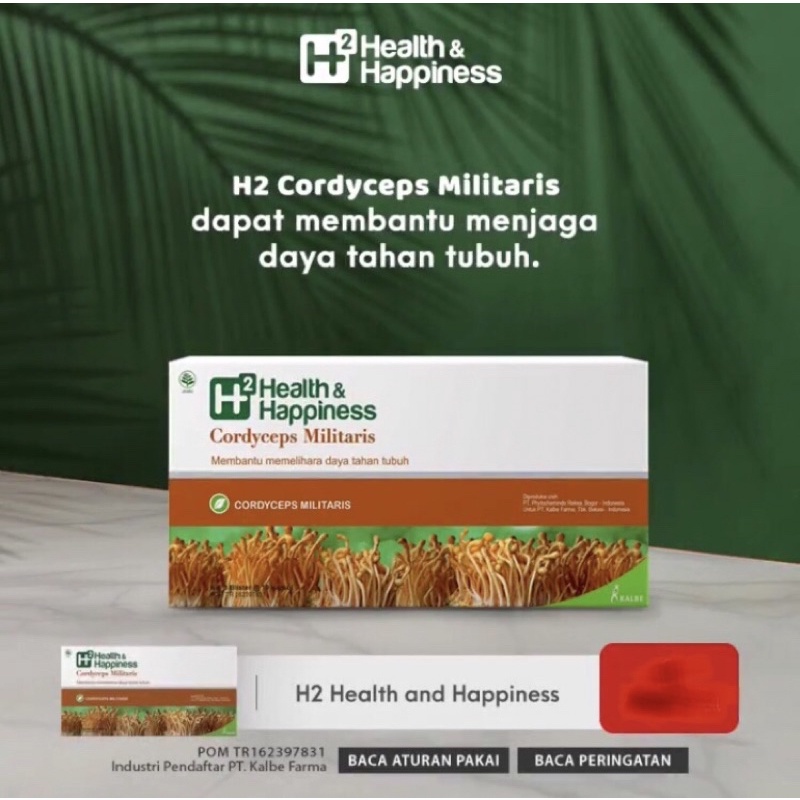 H2 Cordyceps Militaris isi30 by kalbe- imunitas tubuh