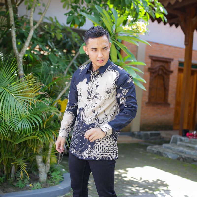 10 Motif kemeja lengan panjang premium / Kemeja batik lengan panjang / kemeja batik slimfit / batik 