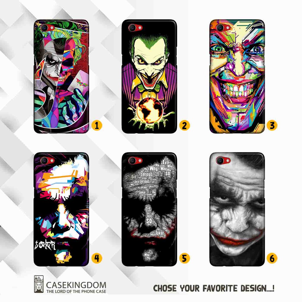Premium Custom Case Oppo F7 Youth Joker Casing Hardcase Full Print