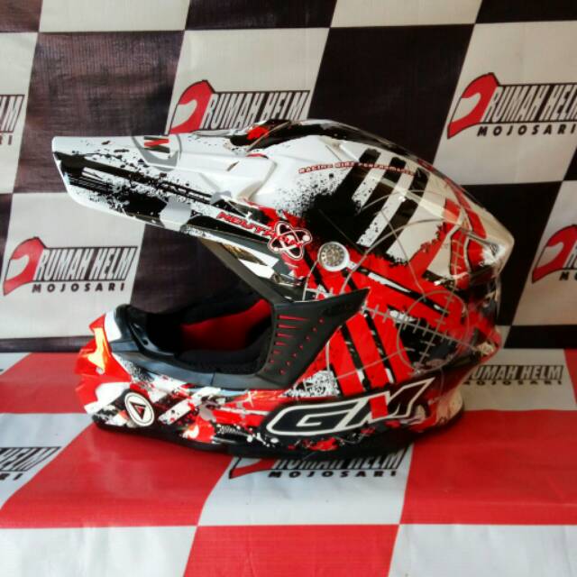 GM supercross Neutron white / red