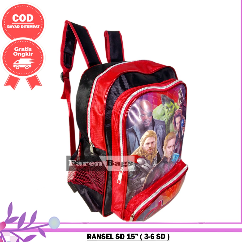 TAS RANSEL ANAK LAKI LAKI TAS SEKOLAH ANAK TK SD COWOK TAS NGAJI LES MURAH