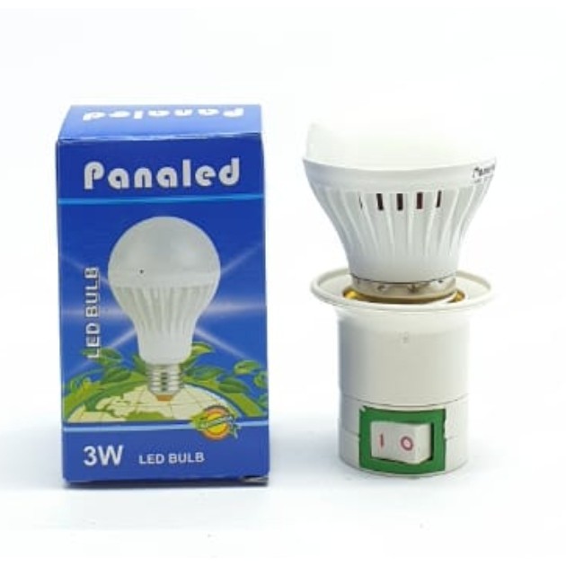 PNL 3W + Linux Fiting Colok Switch / LAMPU TIDUR / Mini Lamp / Lampu Mini