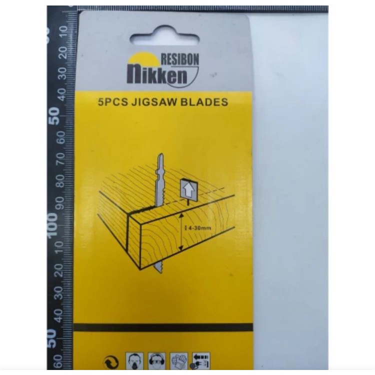 MATA JIGSAW RESIBON NR.3/MATA JIG SAW KAYU JIGSAW TRIPLEX NR 3 MATA GERGAJI TRIPLEK SET ISI 5PCS