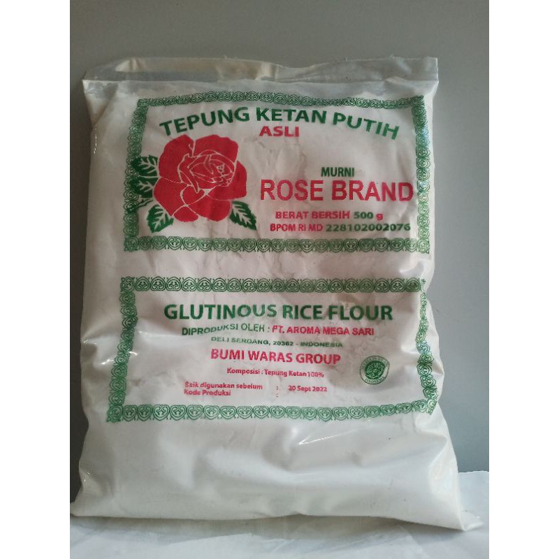 

Rose brand 500g