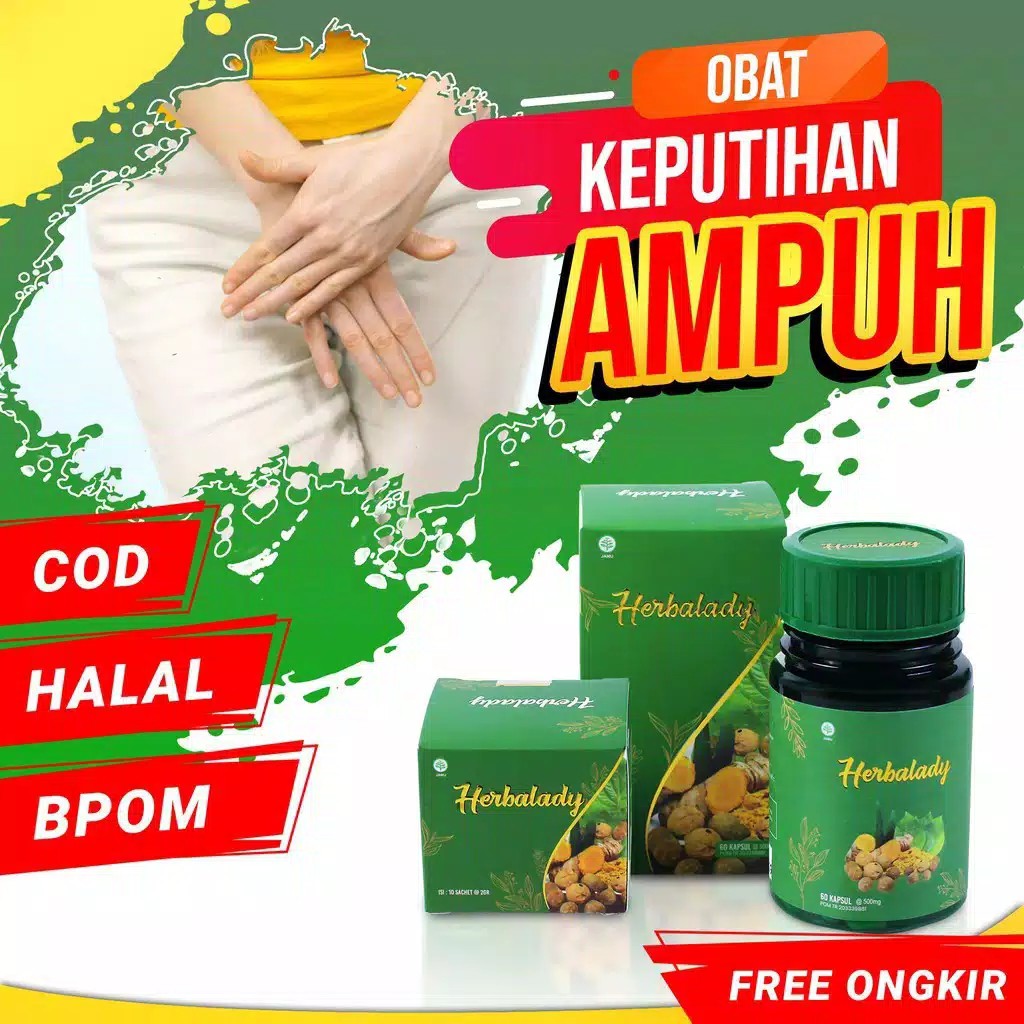 (UPDATE PROMO) OBAT PELANCAR HAID AMPUH HERBAL ALAMI. SUDAH HALAL & BPOM. HERBALADY