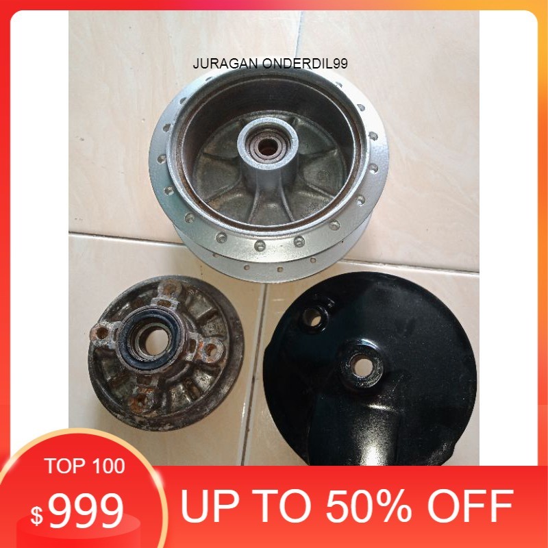 Tromol belakang tutup kampas dudukan gir set Yamaha RX king ori