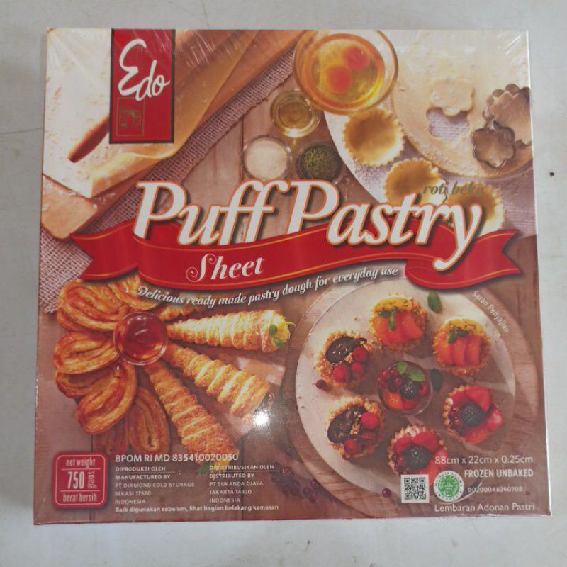 

Edo Puff Pastry 750gr