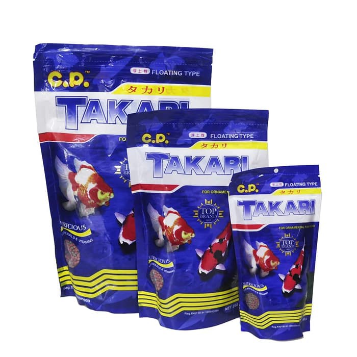 Makanan Ikan Hias Takari 250gr Pelet Kura Kura CP C P 250 gr gram 250g