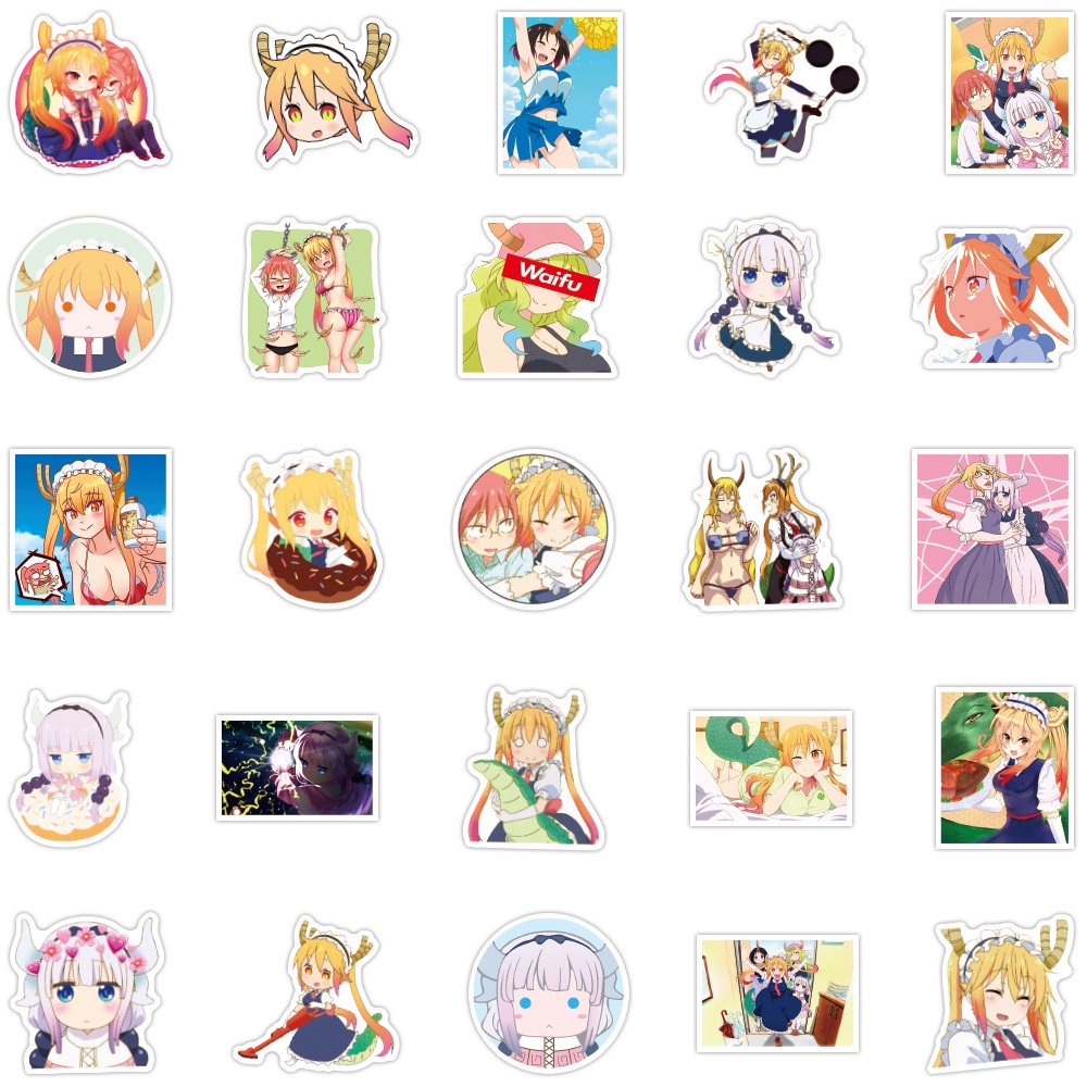 DM001 – Sticker / Stiker Anime Jepang Miss Kobayashi's Dragon Maid