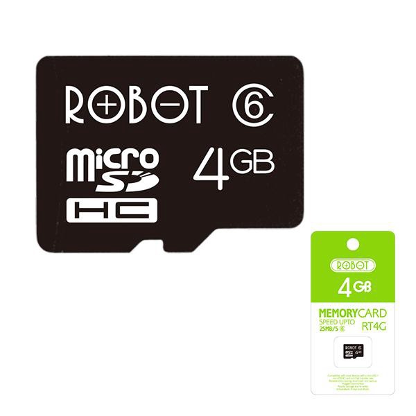 Microsd 4GB Class6 Robot