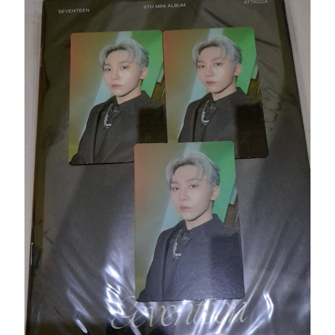 Photocard Seungkwan Attacca carat versi carver