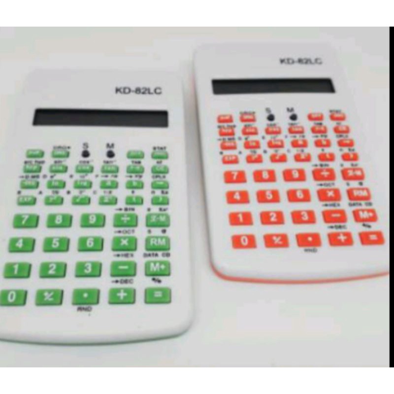 KALKULATOR SCIENTIFIC MINI KK-82LC,JAM + TANGGAL+BATERAI