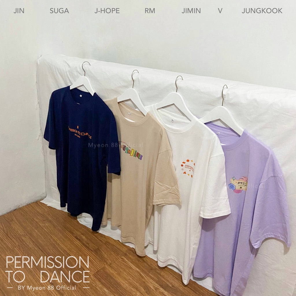 Permission To Dance Tshirt | Permission To Dance Merchandise | Kaos Permission To Dance BTS