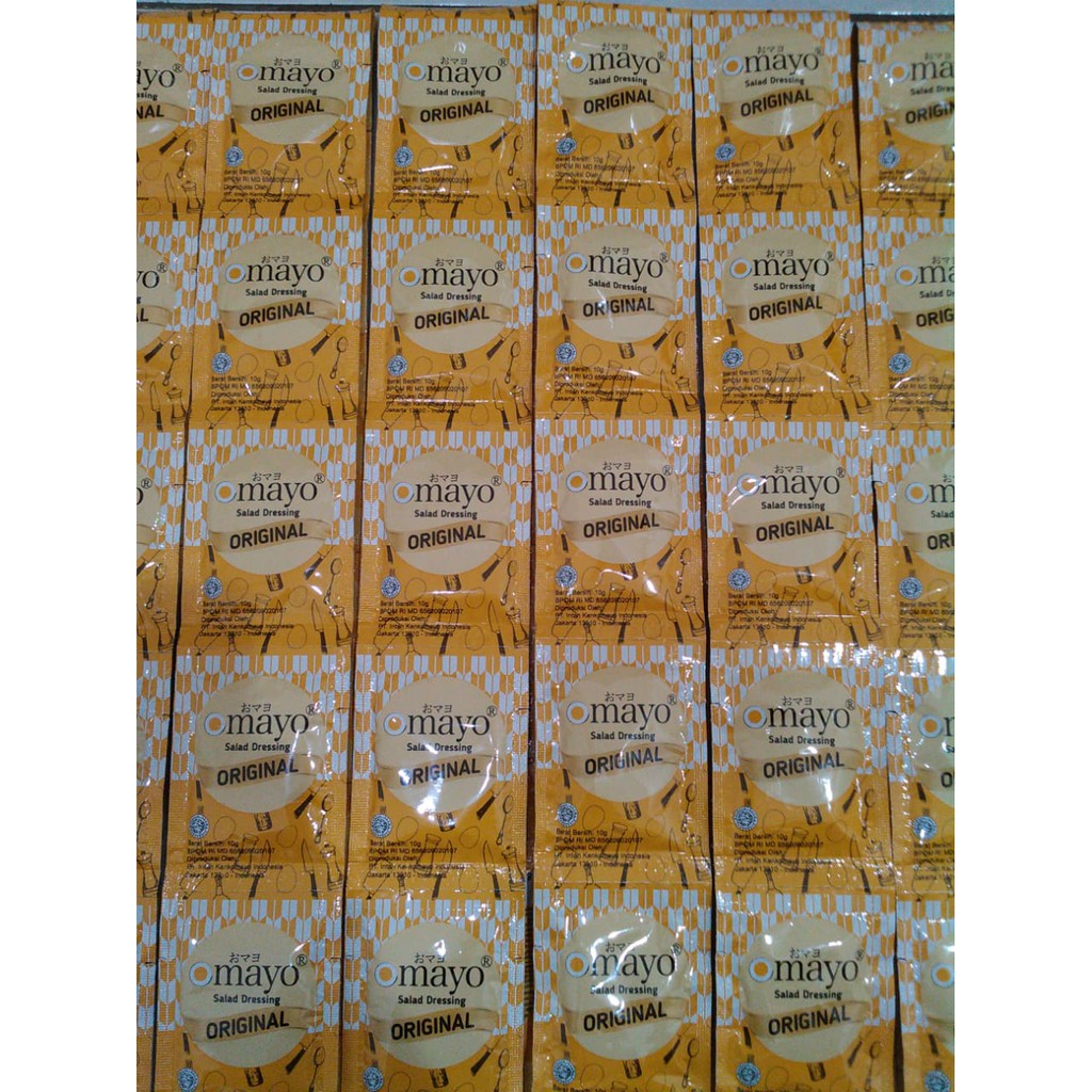 

omayo mayones saset 10gr / 1renceng isi10 saset