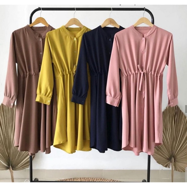 CUCI GUDANG!! CLEORA TUNIK PUSATGROSIR_SOLO / CLEO TUNIK TUNIC WOLFISH MOSSCREPE PREMIUM