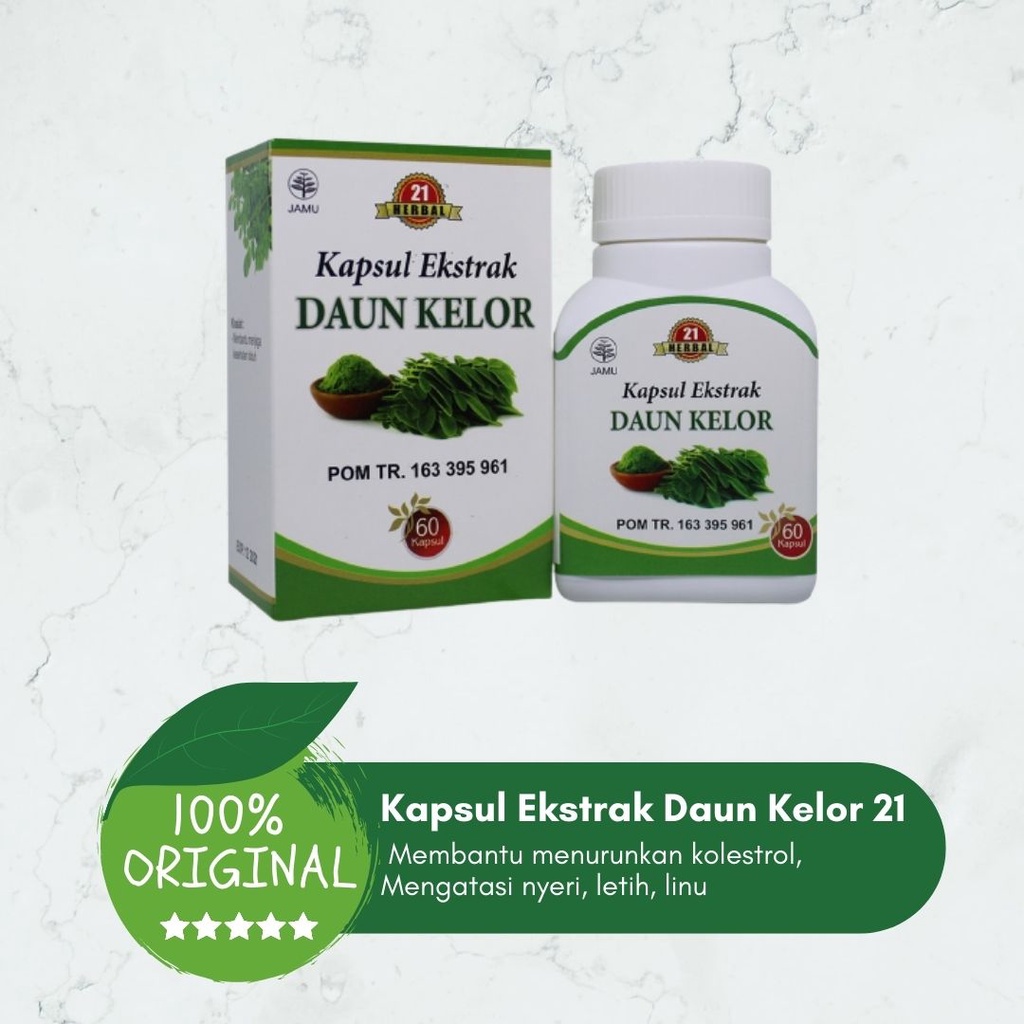 Kapsul Ekstrak Daun Kelor 21 | Kapsul Daun Kelor