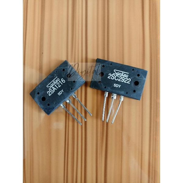 Transistor sanken 5DY 2SA 1216 Dan 2SC 2922 RRT KW1