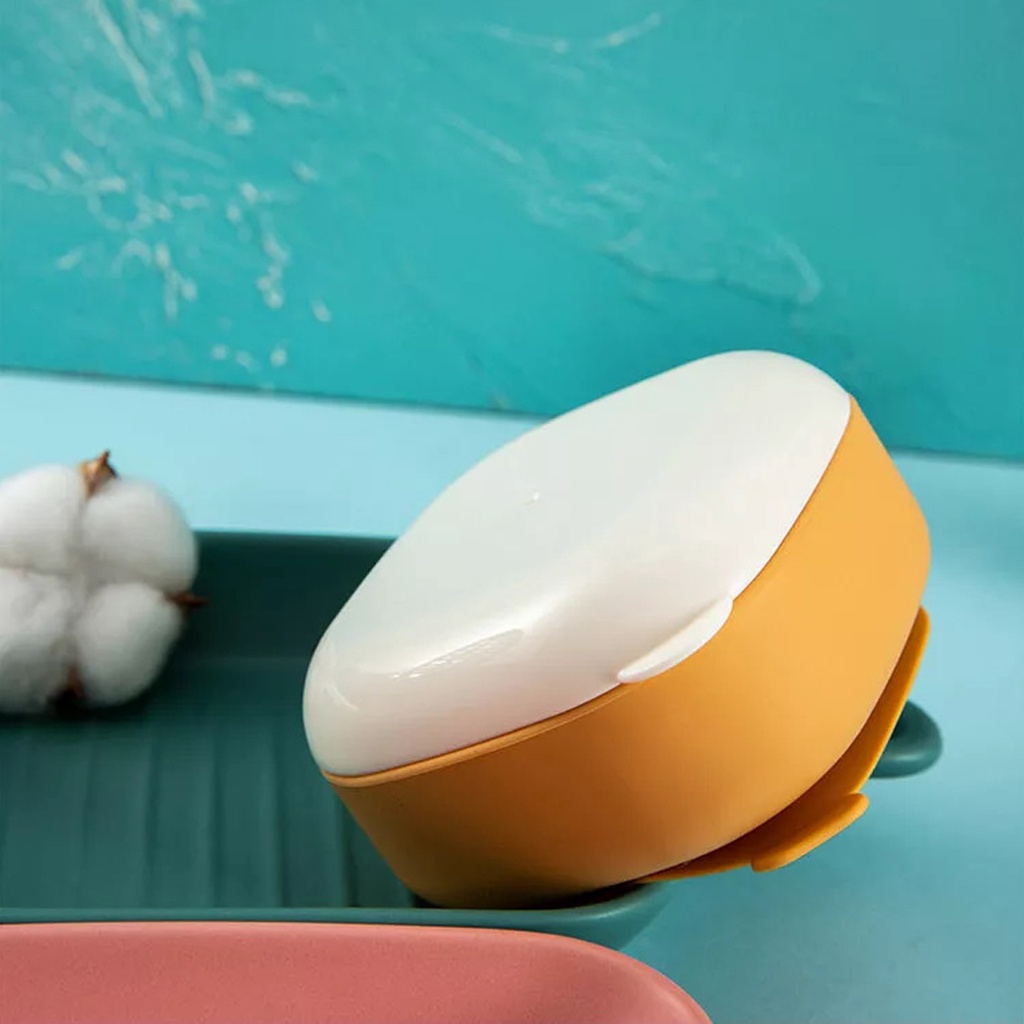 Auume - Silicone Suction Baby Bowl with Lid | Mangkok Bayi dengan Tutup