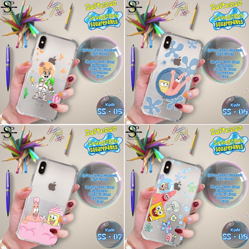 Softcase Oppo Xiaomi Vivo Samsung Motif Spongebob