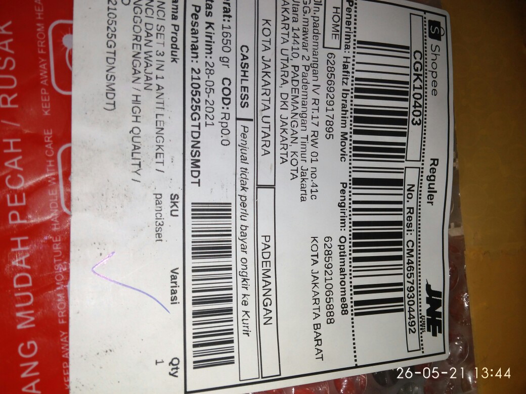 Panci Set 3 In 1 Anti Lengket / Panci Dan Wajan Penggorengan / High Quality / Cod