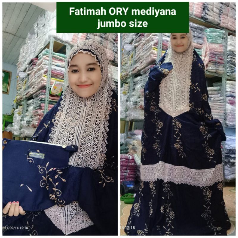 mukena terusan Fatimah
