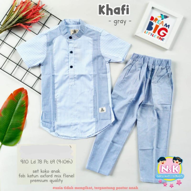 SET KOKO ANAK KHAFI PREMIUM