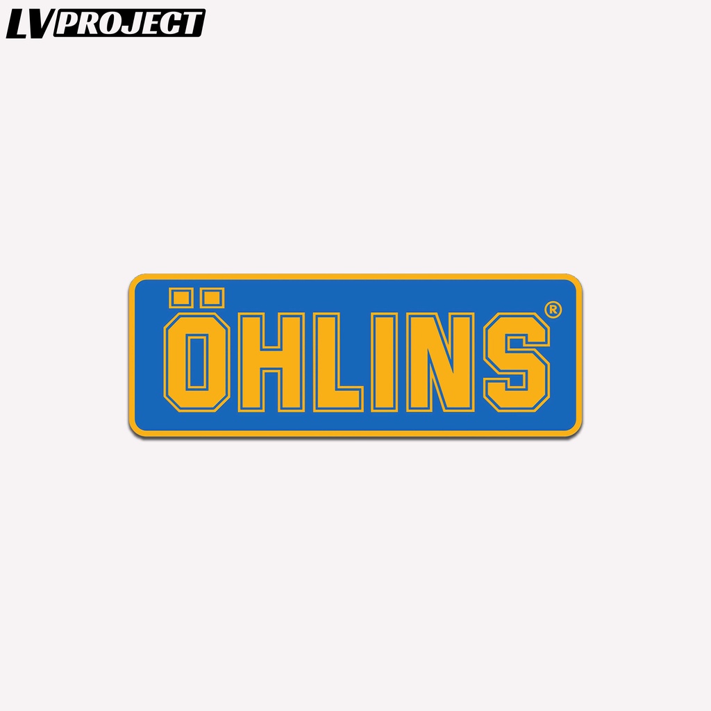 

Stiker Ohlins Skok Laminasi Glossy 10cm Sticker Shock Breaker Ohlins 1pcs