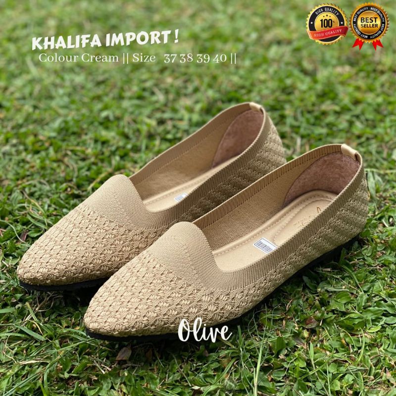 Khalifa Import/Sepatu Rajut Cewek Import