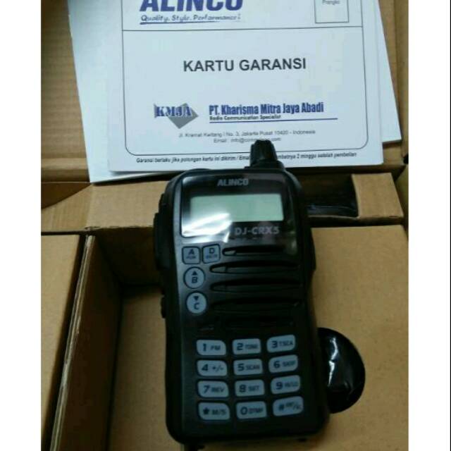 HT ALINCO CRX 5 DUALBAND ORIGINAL GARANSI