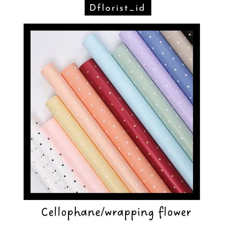 

[4 LEMBAR] wrapping flower/kertas bunga/pembungkus buket/cellophane