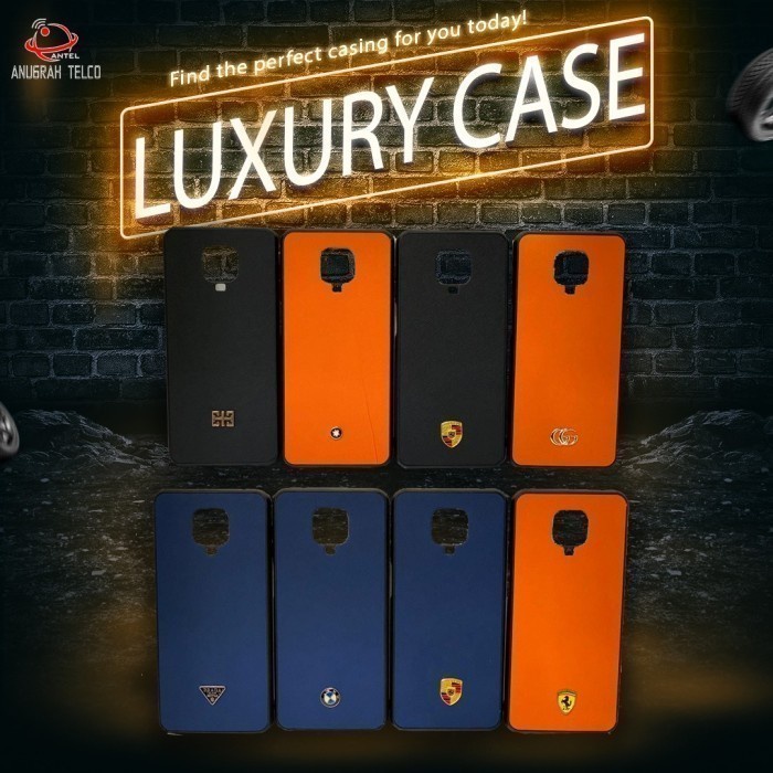 Samsung A51 A01 A20 A50 A70 A20s A10 A11 a80 Leather Case Logo BMW FERRARI Leather Emboss