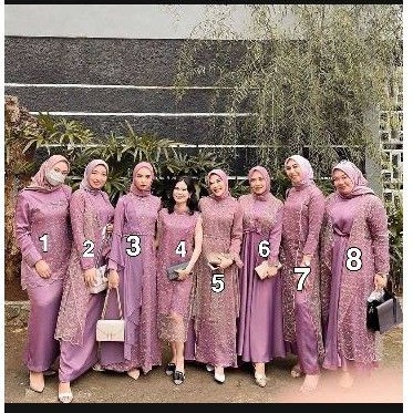 DRESS BRIDESMAIDS / BRIDESMAIDS / BRIDESMAIDS MUSLIM / BISA SERAGAM BRIDESMAIDS / GAMIS BRIDESMAIDS
