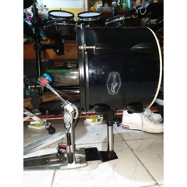 bass drum lifter untuk custom drum mini dari tom ukuran 12&quot;,13&quot;,14&quot;,16&quot;.