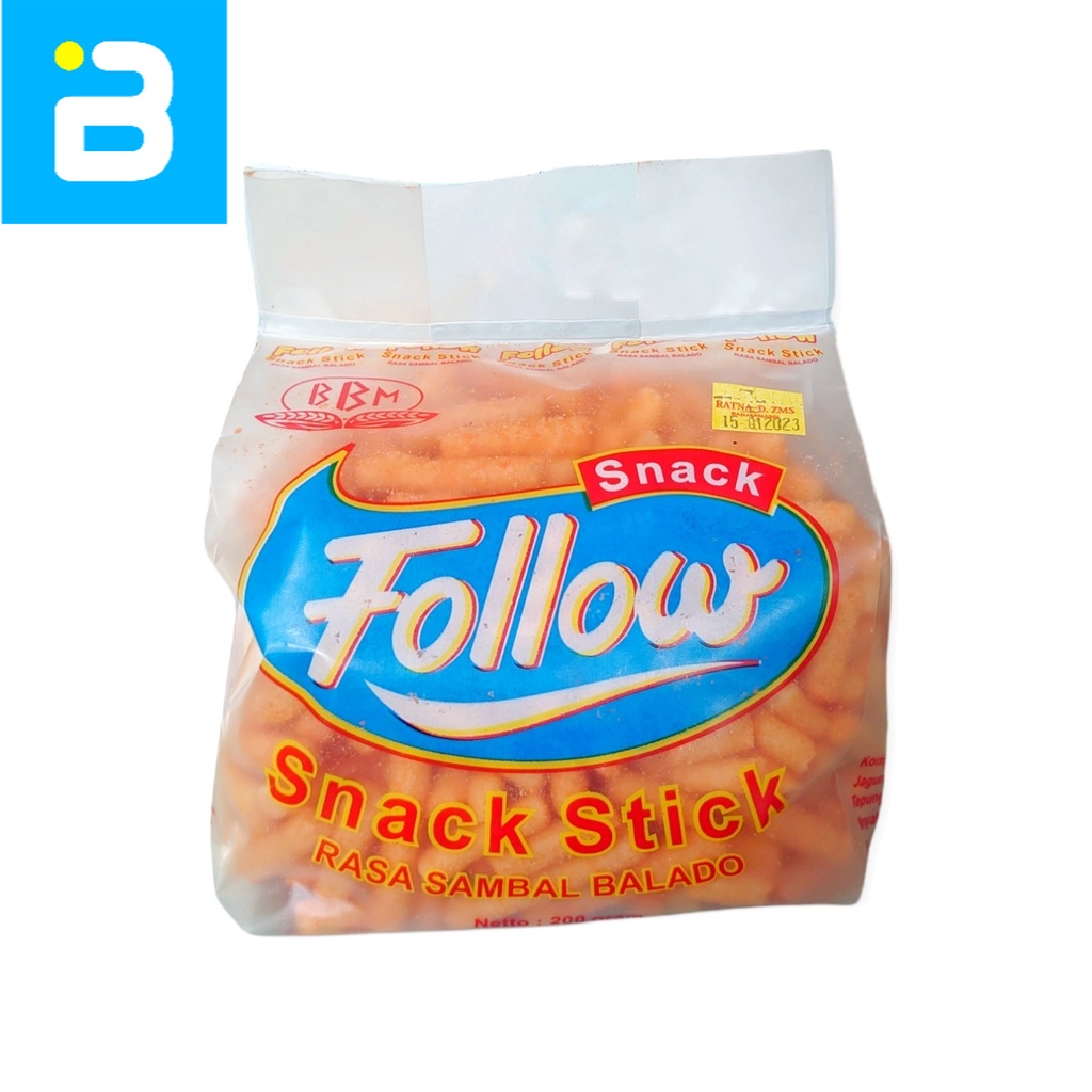 

Follow Snack Stick Rasa Sambal Balado 200 G