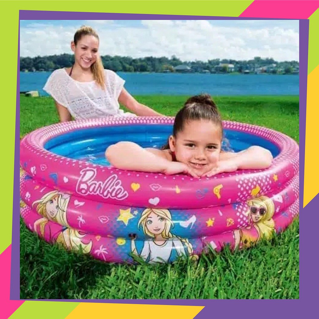 823 Bestway Barbie baby pool 3 rings / Kolam mandi anak 3 rings 93205