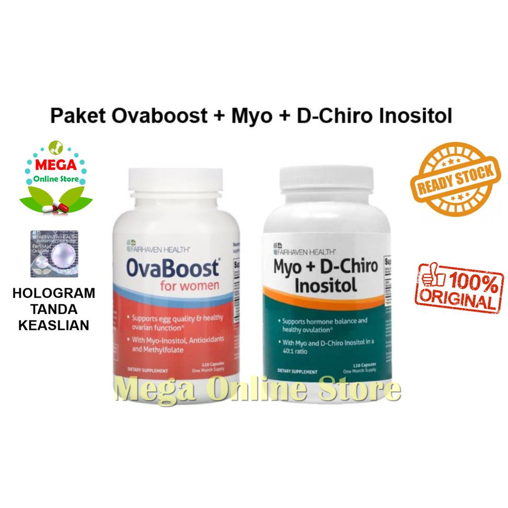 Ovaboost - 120 Kapsul + Myo-Inositol - 120 Kapsul