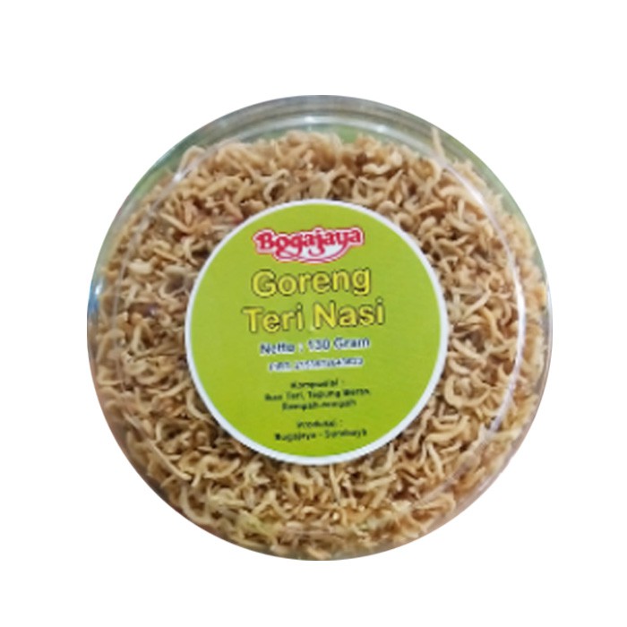 

GORENG TERI NASI 130 GRAM / LAUK PAUK PRAKTIS BOGAJAYA