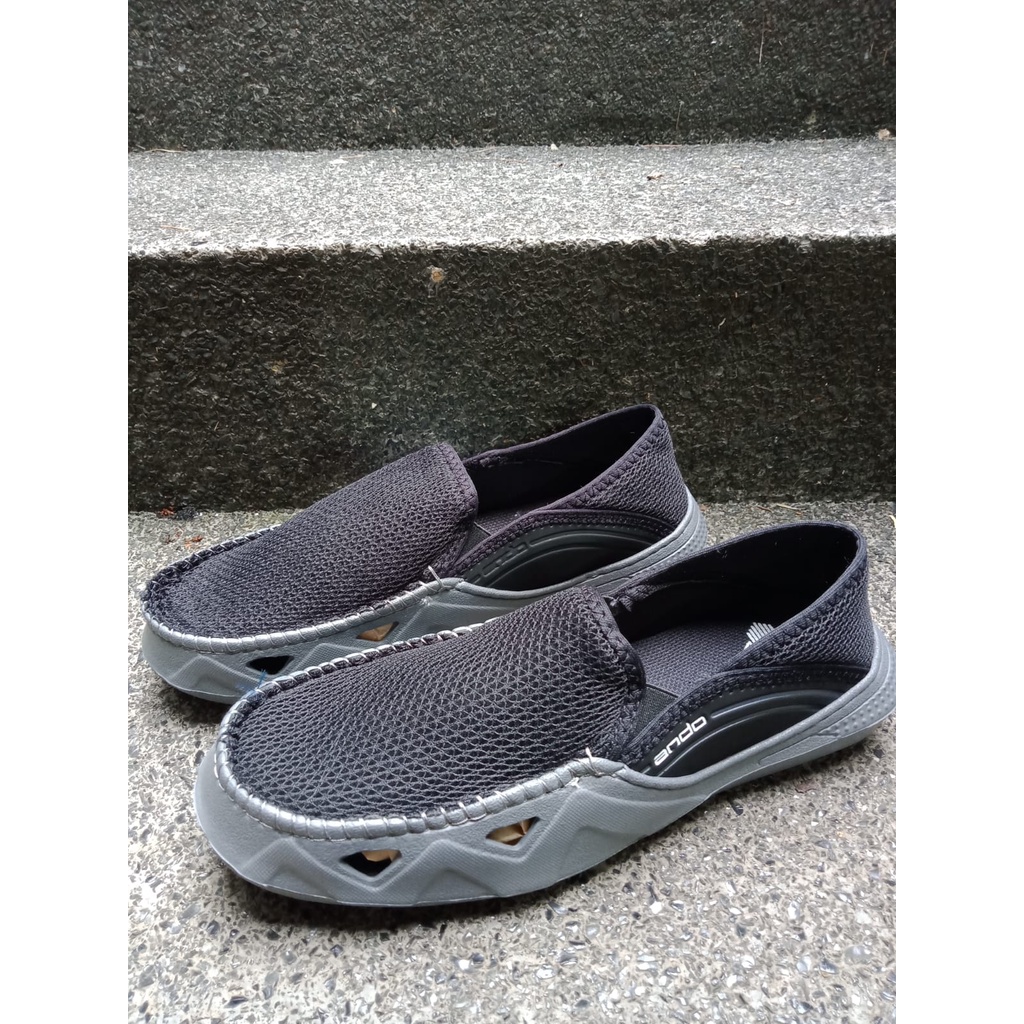 [BISA BAYAR DITEMPAT] SEPATU PRIA SLIP ON ANDO QUARTZ&amp; ANDO BEST 39-43